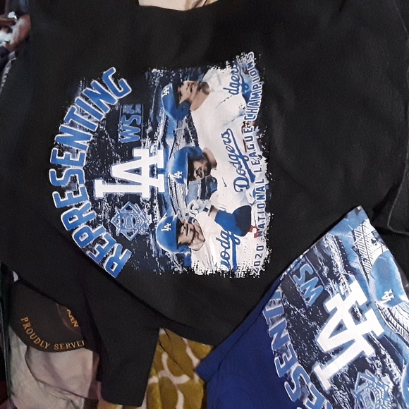LA Dodgers t shirt 2020 National league champions - Picture 1 of 7